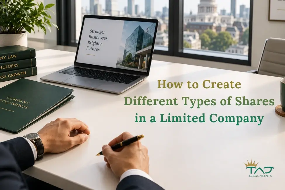 TAJ Accountants Blog How to Create Different Types of Shares in a Limited Company 1