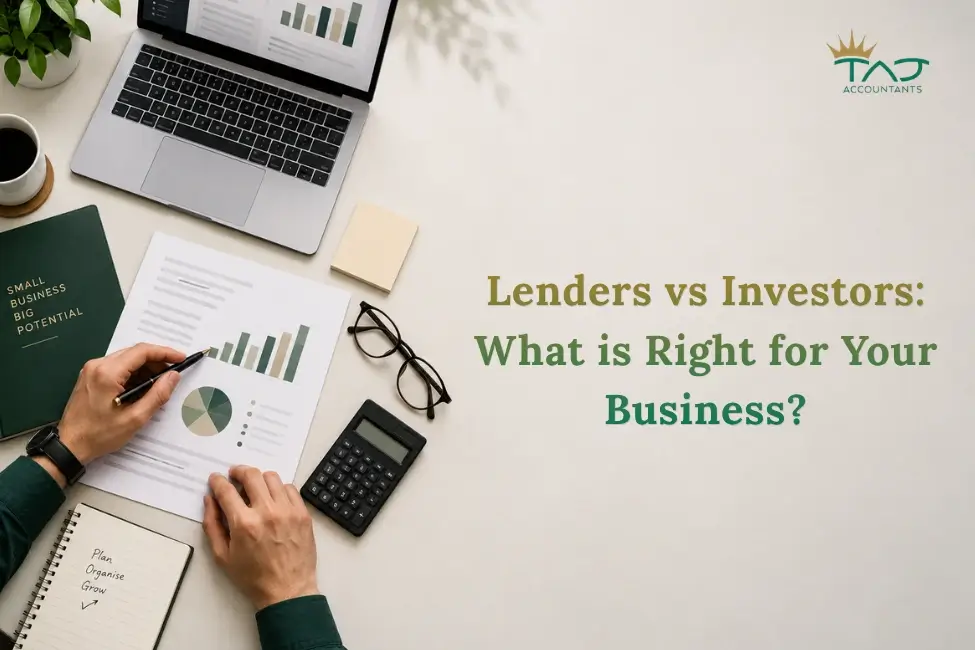 TAJ Accountants Blog Lenders vs Investors What is Right for Your Business 1